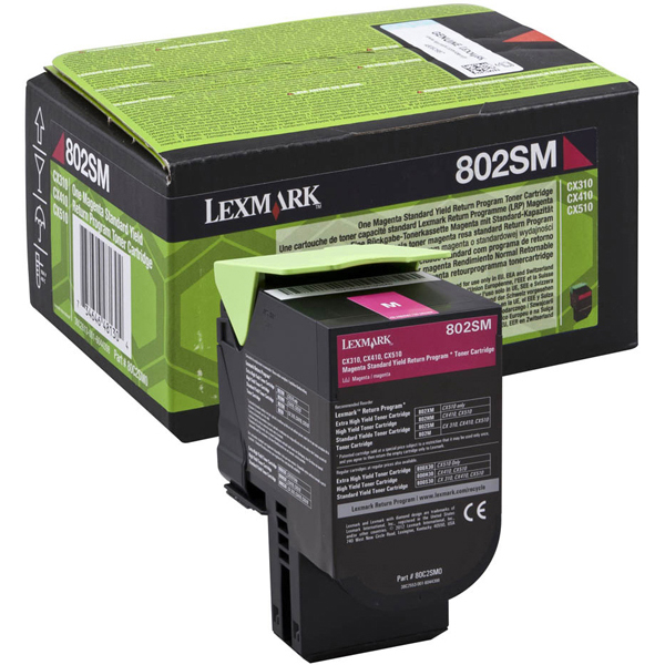  Lexmark - Toner - Magenta - 80C2SM0 - return program - 2.000 pag 