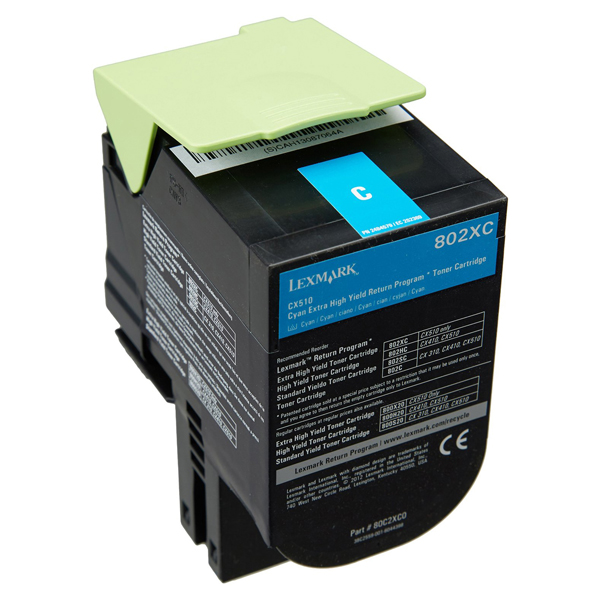  Lexmark - Toner - Ciano - 80C2XC0 - return program - 4.000 pag 