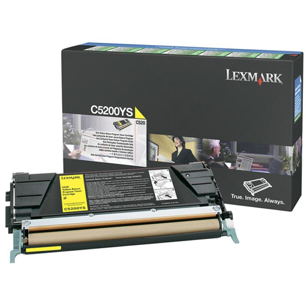  Lexmark - Toner - Giallo - C5200YS - return program - 1.500 pag 