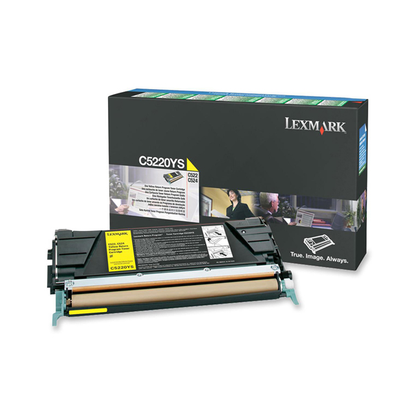  Lexmark - Toner - Giallo - C5220YS - return program - 3.000 pag 