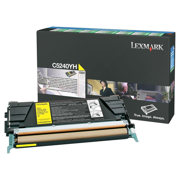  Lexmark - Toner - Giallo - C5240YH - return program - 5.000 pag 