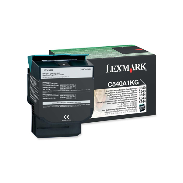  Lexmark - Toner - Nero - C540A1KG - return program - 1.000 pag 