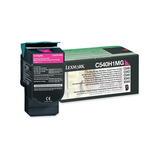  Lexmark - Toner - Magenta - C540H1MG - return program - 2.000 pag 