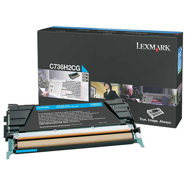  Lexmark - Toner - Ciano - C736H2CG - non return program - 10.000 pag 
