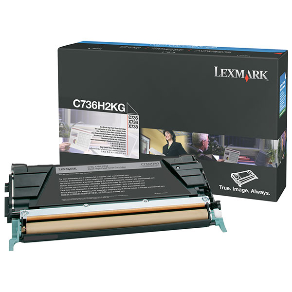  Lexmark - Toner - Nero - C736H2KG - non return program - 12.000 pag 