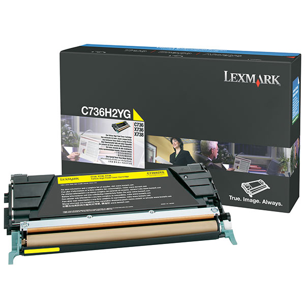  Lexmark - Toner - Giallo - C736H2YG - non return program - 10.000 pag 