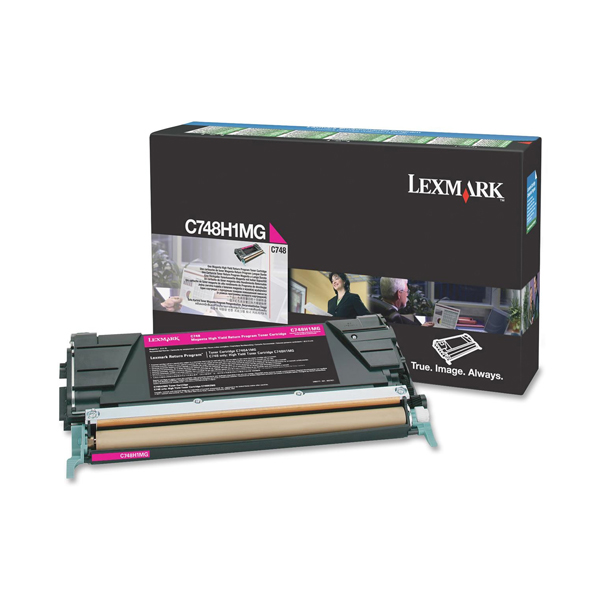  Lexmark - Toner - Magenta - C748H1MG - return program - 10.000 pag 