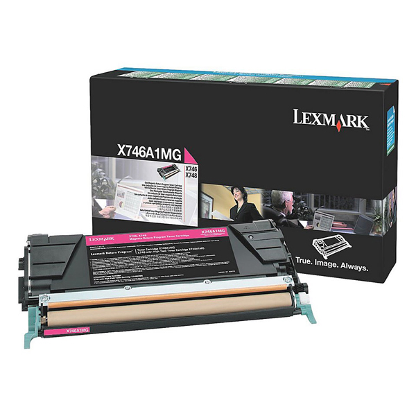  Lexmark - Toner - Magenta - X746A1MG - return program - 7.000 pag 