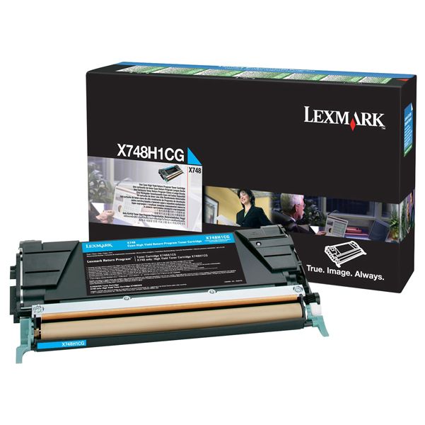  Lexmark - Toner - Ciano - X748H1CG - return program - 10.000 pag 