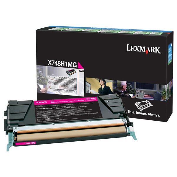  Lexmark - Toner - Magenta - X748H1MG - return program - 10.000 pag 