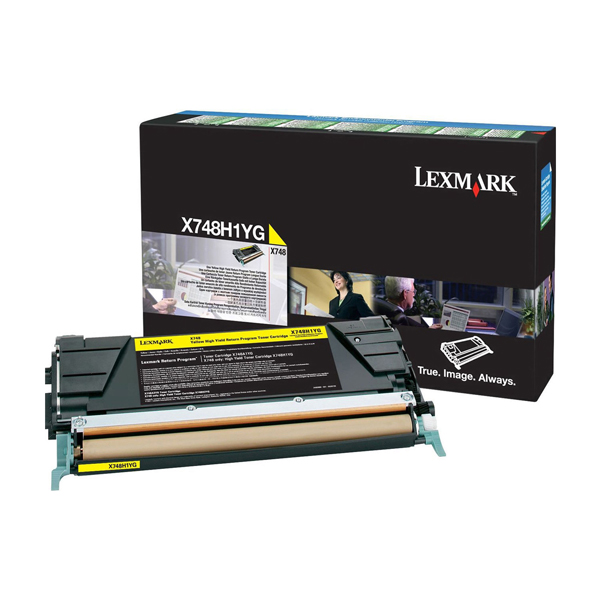  Lexmark - Toner - Giallo - X748H1YG - return program - 10.000 pag 