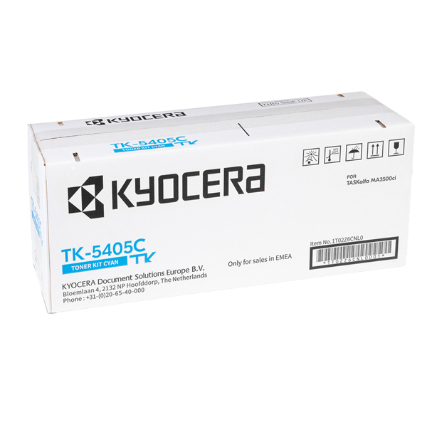  Kyocera - Toner - Ciano - TK-5405 - 1T02Z6CNL0 -10.000 pag 