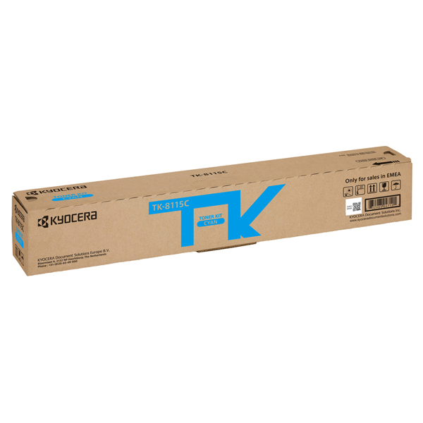  Kyocera - Toner - Ciano - TK-8115C - 1T02P3CNL0 - 6.000 pag 