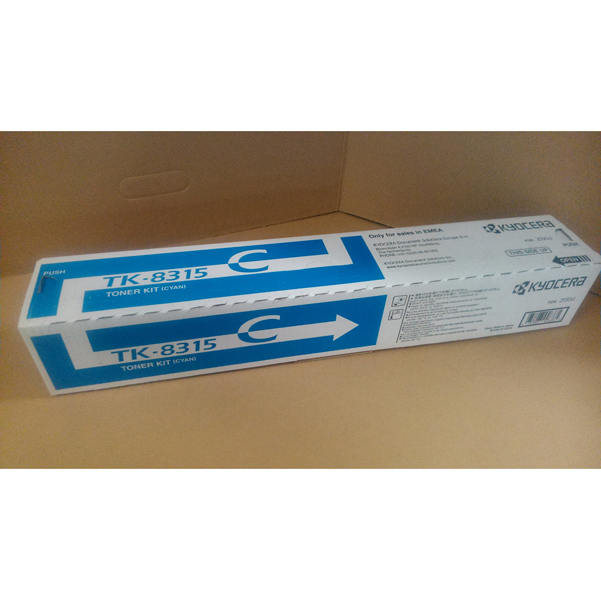  Kyocera - Toner - Ciano - TK-8315C - 1T02MVCNL0 - 6.000 pag 