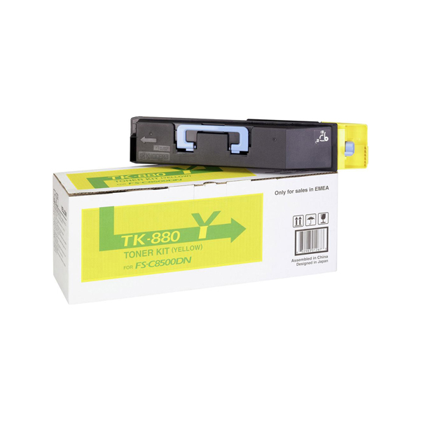  Kyocera - Toner - Giallo - TK-880Y - 1T02KAANL0 - 18.000 pag 