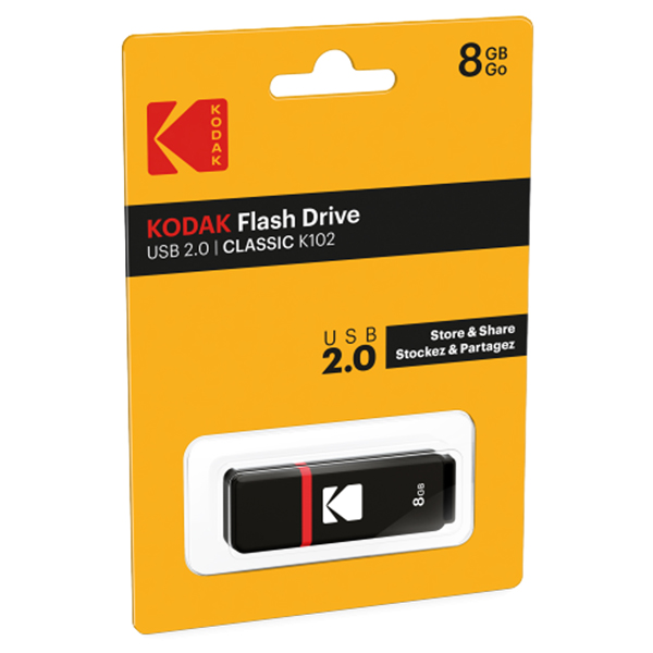  Kodak - Memoria Usb 2.0 - EKKMMD8GK102 - 8GB 