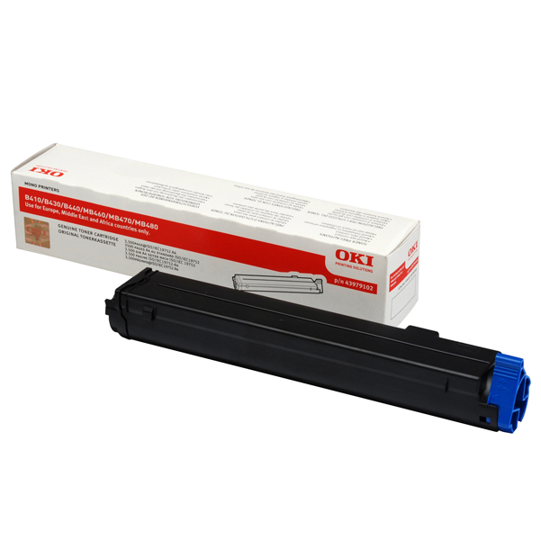  Oki - Toner - Nero - B410/430/440/480 - 43979102 - 3.500 pag 