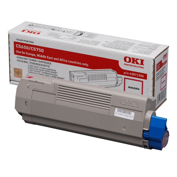  Oki - Toner - Magenta - C5650/C5750 - 43872306 - 2.000 pag 