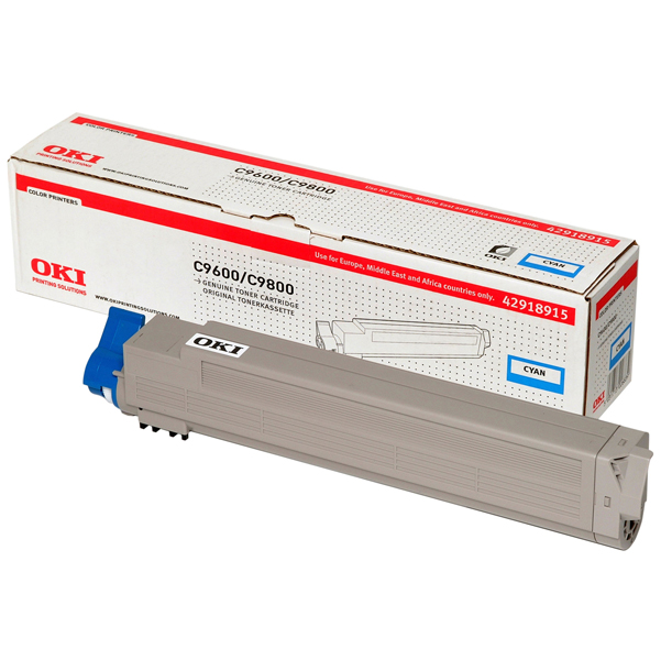  Oki - Toner - Ciano - C9600 C9800 - 42918915 - 15.000 pag 