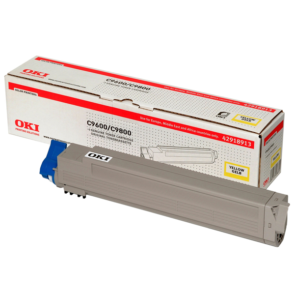  Oki - Toner - Giallo - C9600 C9800 - 42918913 - 15.000 pag 