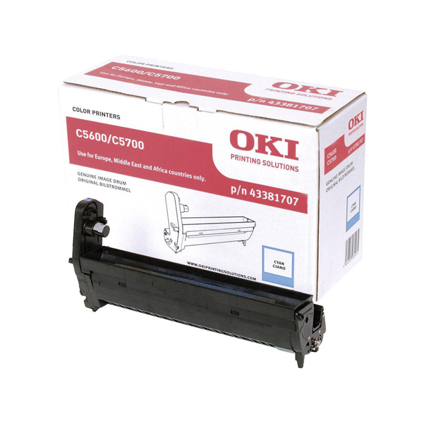  Oki - Tamburo - Ciano - C5600 C5700 - 43381707 - 20.000 pag 
