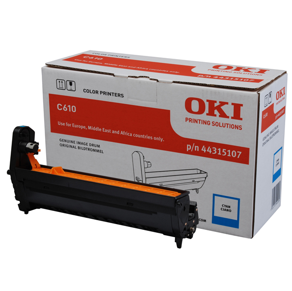  Oki - Tamburo - Ciano - C610 - 44315107 - 20.000 pag 