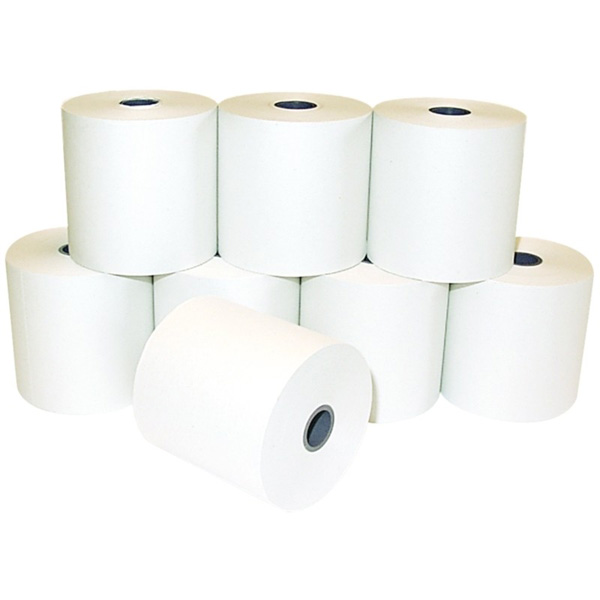  Rotolo per calcolatrice Logos - 57 mm x 47 mt - carta termica - Olivetti - scatola 10 pezzi 