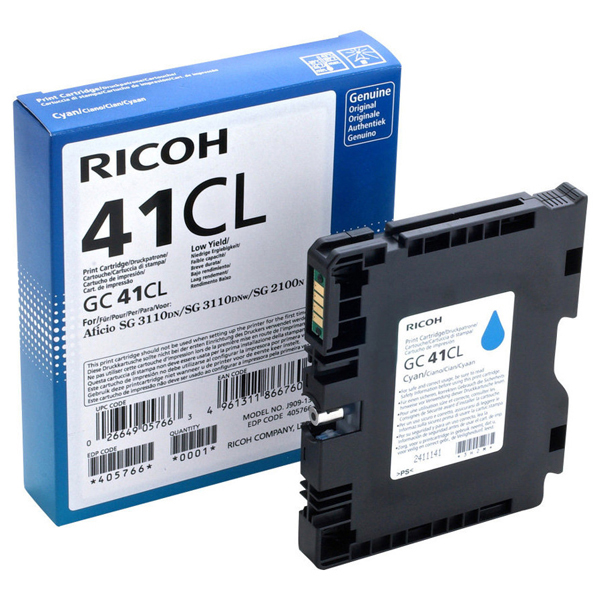  Ricoh - Toner - Ciano - 405766 - 600 pag 