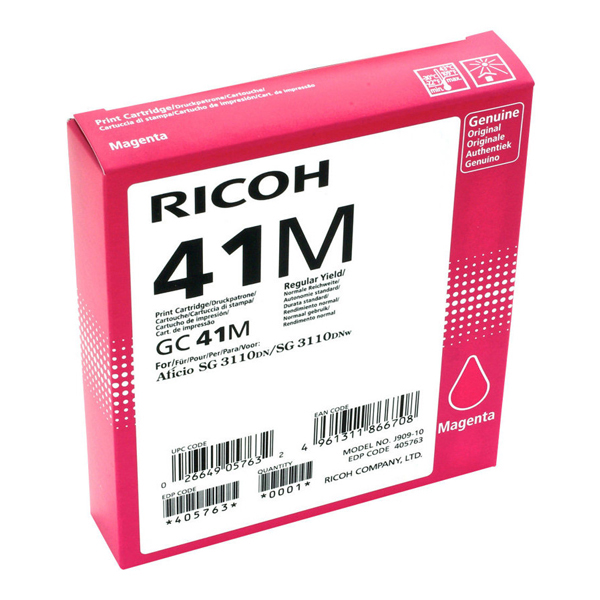  Ricoh - Toner - Magenta - 405763 - 2.200 pag 