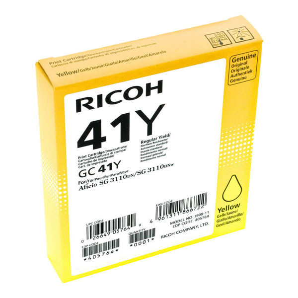  Ricoh - Toner - Giallo - 405764 - 2.200 pag 
