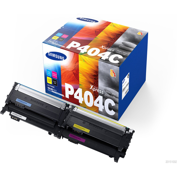  Hp/Sasmung - Conf. 4 Toner originale - C/M/Y/K - CLTP404C/ELS - SU365A - 1.000 pag cad 