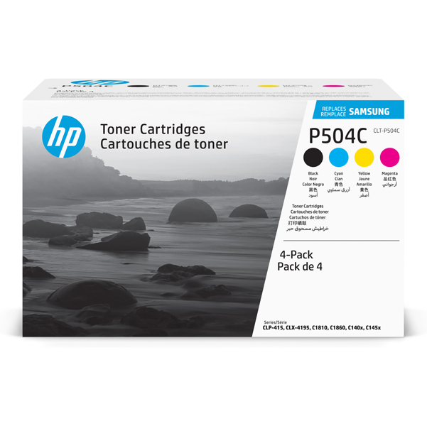  Samsung/HP - Conf. 4 Toner originale - C/M/Y/K - CLT-P504C - SU400A 