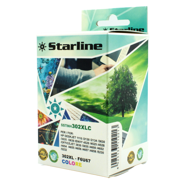  Starline - Cartuccia ink Compatibile - per HP 302XL - C/M/Y 