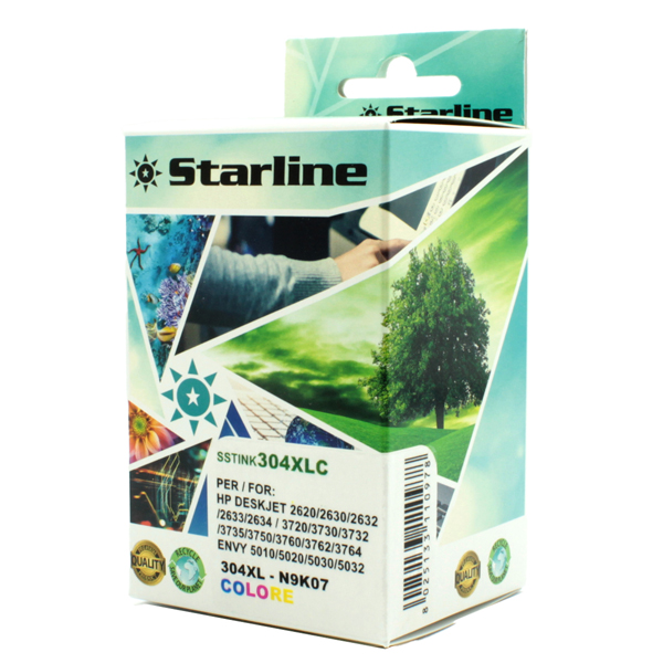  Starline - Cartuccia Ink Compatibile - per HP - 304XL- C/M/Y - 20 ml 