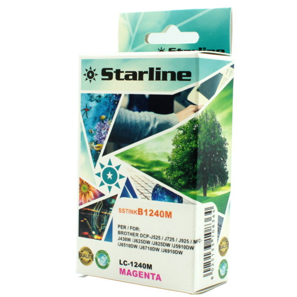  Starline - Cartuccia ink - per Brother - Magenta - LC1240M - 12ml 