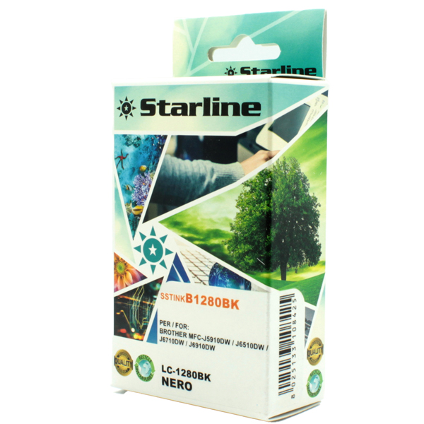  Starline - Cartuccia ink - per Brother - Nero - LC1280XLBK - 29,6ml 
