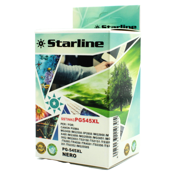  Starline - Cartuccia per Canon - Nero - 8286B001 - 15 ml 