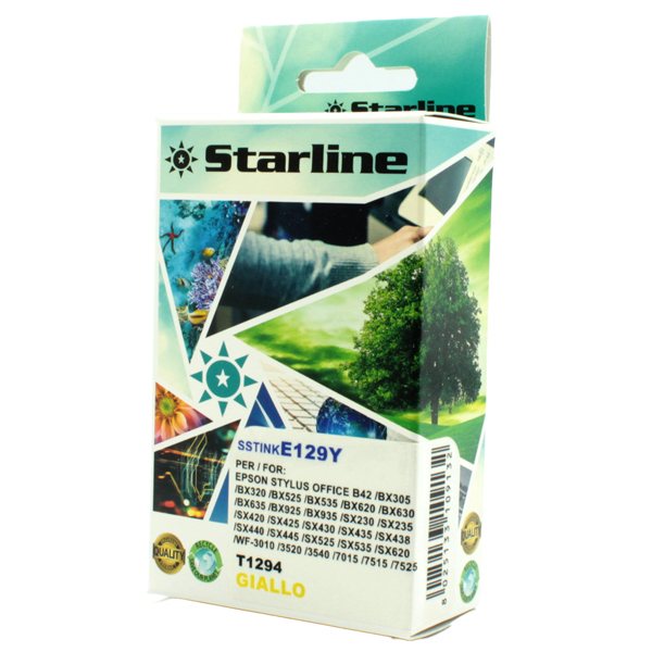  Starline - Cartuccia ink - per Epson - Giallo - C13T12944012 - T1294 - 10ml 