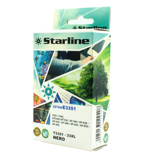  Starline - Cartuccia ink - per Epson - Nero - C13T33514012 - 33XL - 14ml 