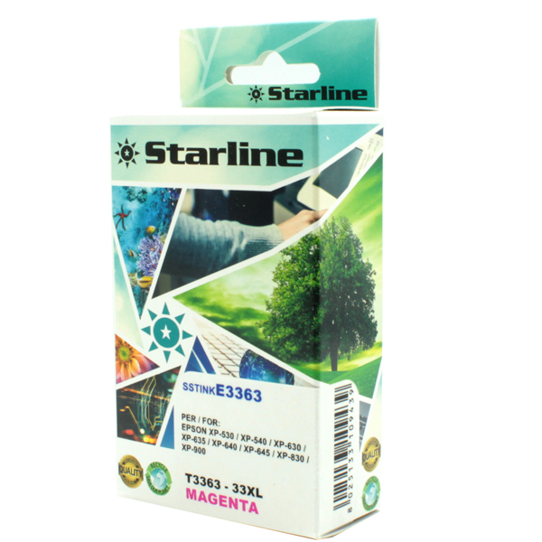  Starline - Cartuccia ink - per Epson - Magenta - C13T33634012 - 33XL - 11ml 