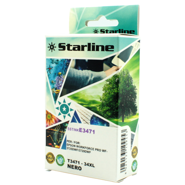 Starline - Cartuccia ink - per Epson - Nero - C13T34714010 - 34XL 16,30ml 