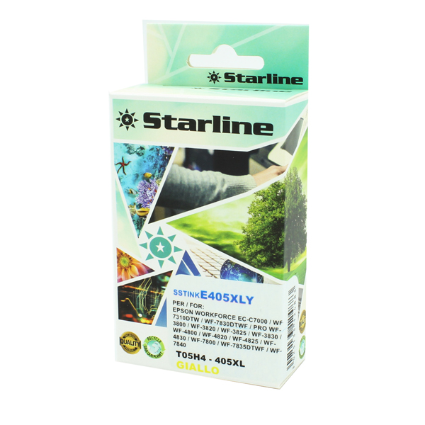  Starline - Cartuccia Ink compatibile per Epson 405XL - Giallo - 18ml 