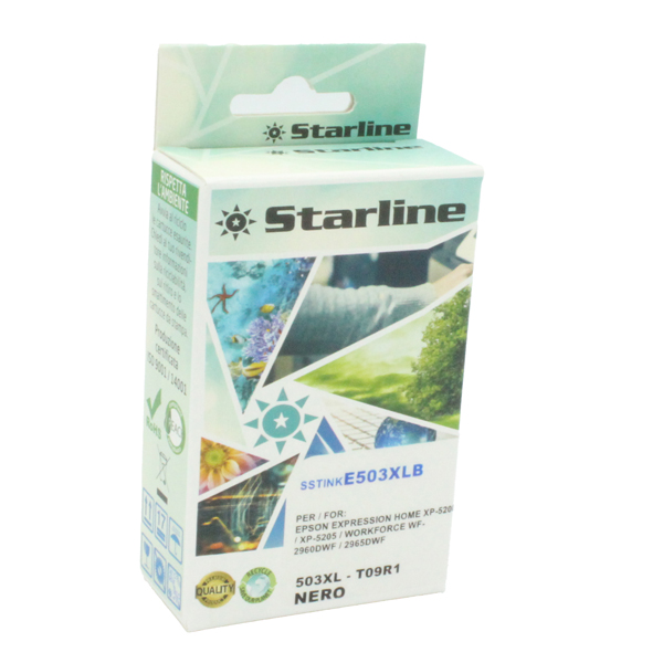  Starline - Cartuccia compatibile Peperoncino 503XL - Nero - JNEP503B - 550 pag 