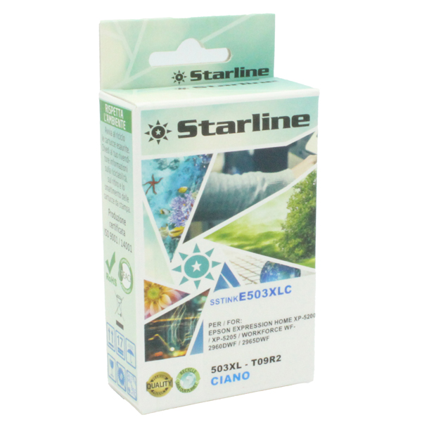  Starline - Cartuccia compatibile Peperoncino 503XL - Ciano - JNEP503C - 470 pag 