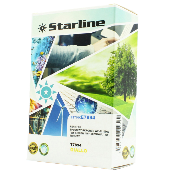  Starline - Cartuccia ink - per Epson - Giallo - T7894 - C13T789440 - 55ml 