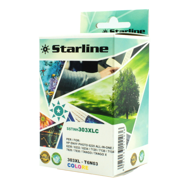  Starline - Cartuccia Ink Compatibile - per HP - C/M/Y -303XL 24 ml 