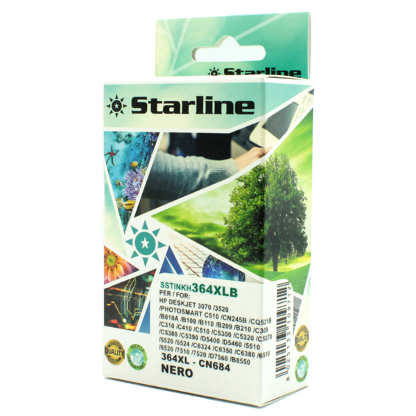 Starline - Cartuccia ink Compatibile - per HP 364XL - Nero - CN684E - 18,6ml 