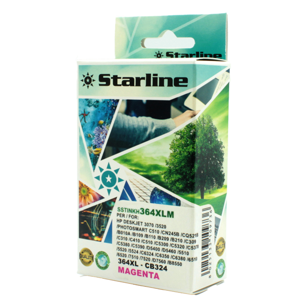  Starline - Cartuccia ink Compatibile - per HP 364XL- Magenta - CB324E - 14,6ml 