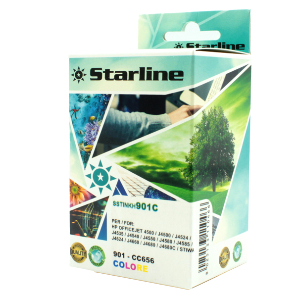 Starline - Cartuccia ink Compatibile - per HP 901 - Colore -CC656AE 