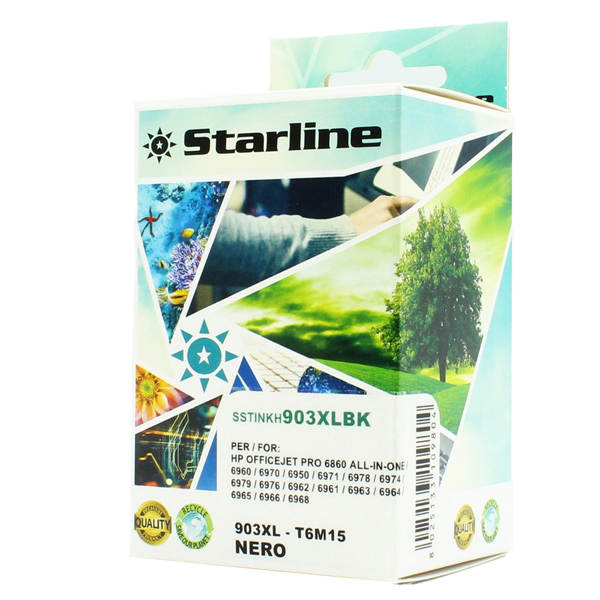  Starline - Cartuccia ink Compatibile - per HP 903XL -Nero- T6M15AE 